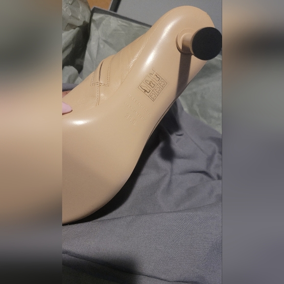 BALENCIAGAGROUPIE BOOTIE 80MM LEATHER BOOTS - Picture 3 of 6